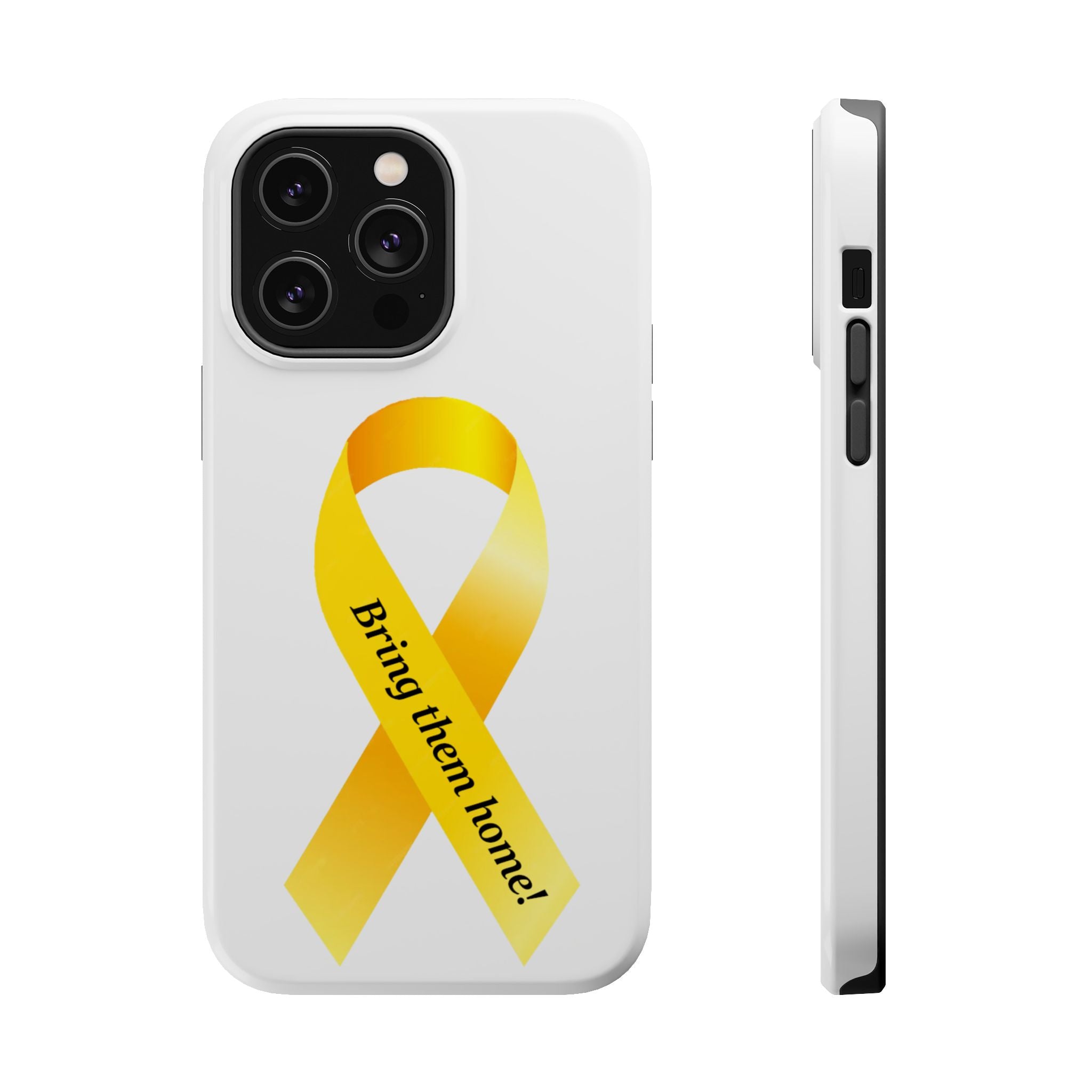 Yellow Ribbon bring them home Magnetic phone Cases