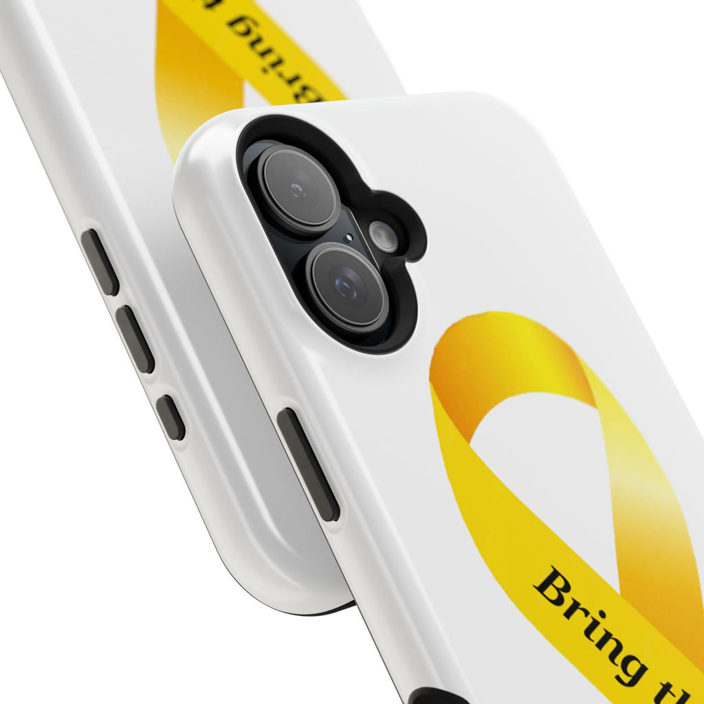 Yellow Ribbon bring them home Magnetic phone Cases