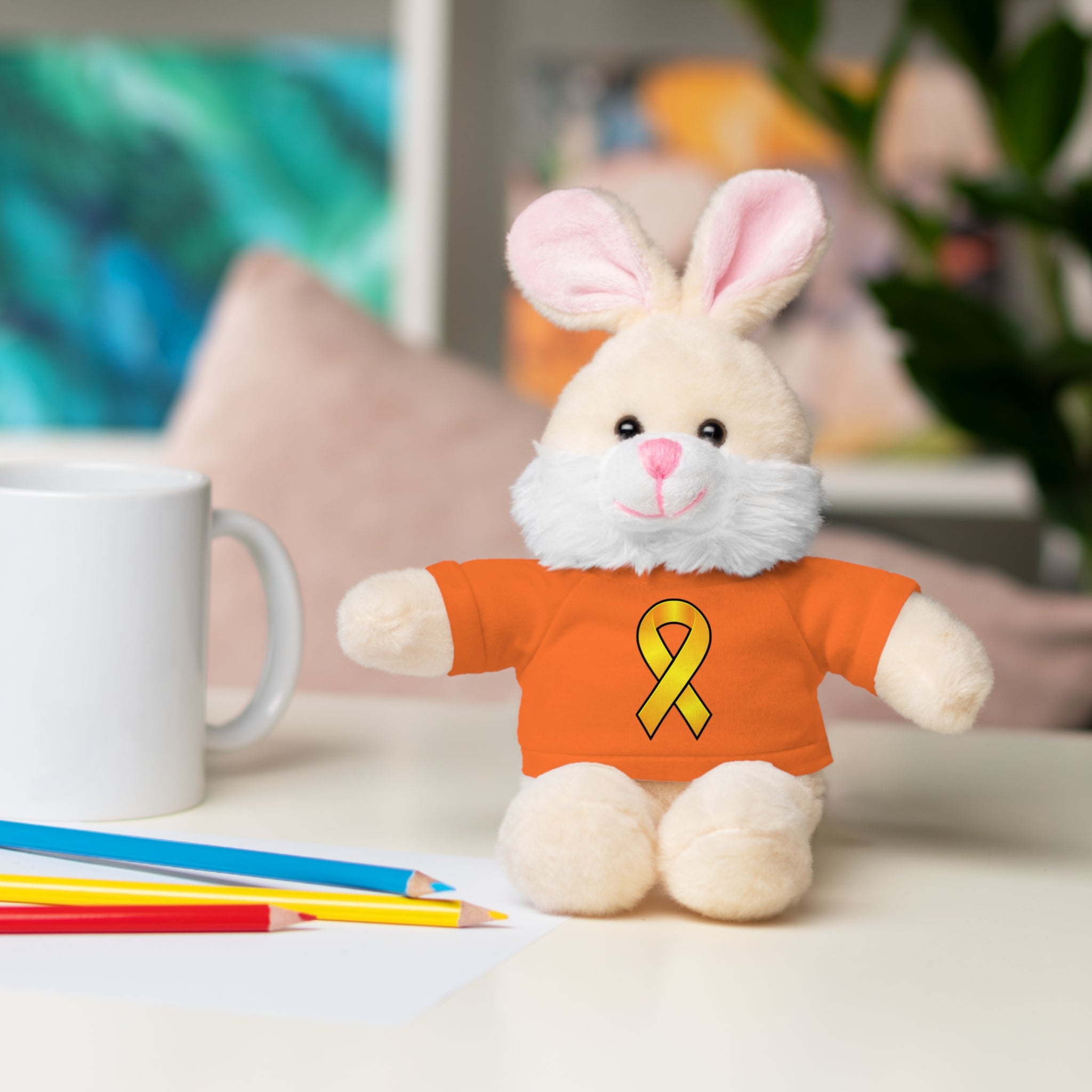 Yellow Ribbon Stuffed Animals with Tee