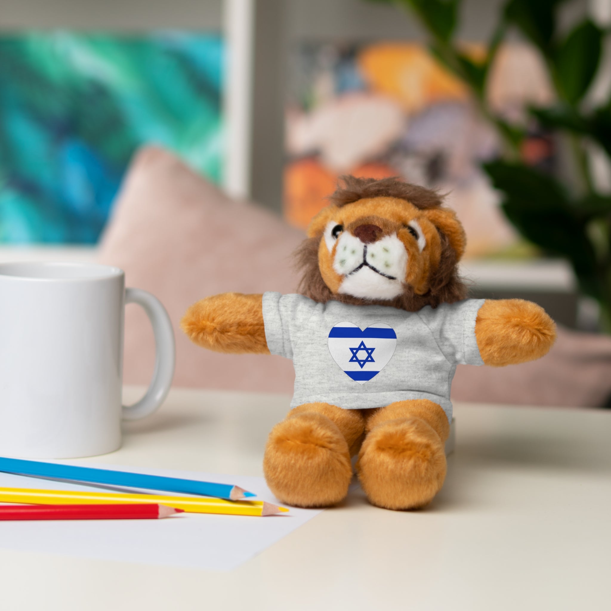 Israel flag Stuffed Animals with Tee