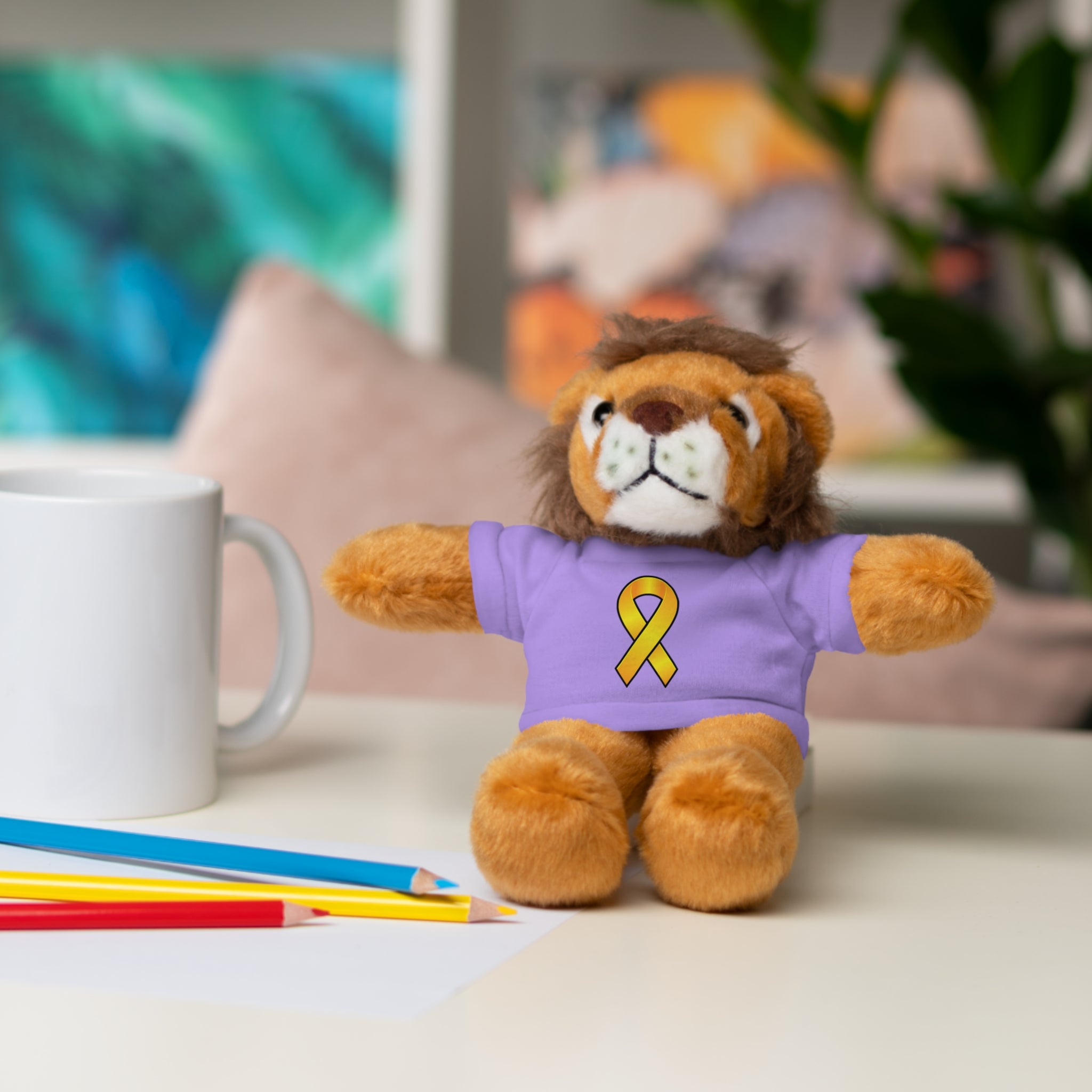 Yellow Ribbon Stuffed Animals with Tee