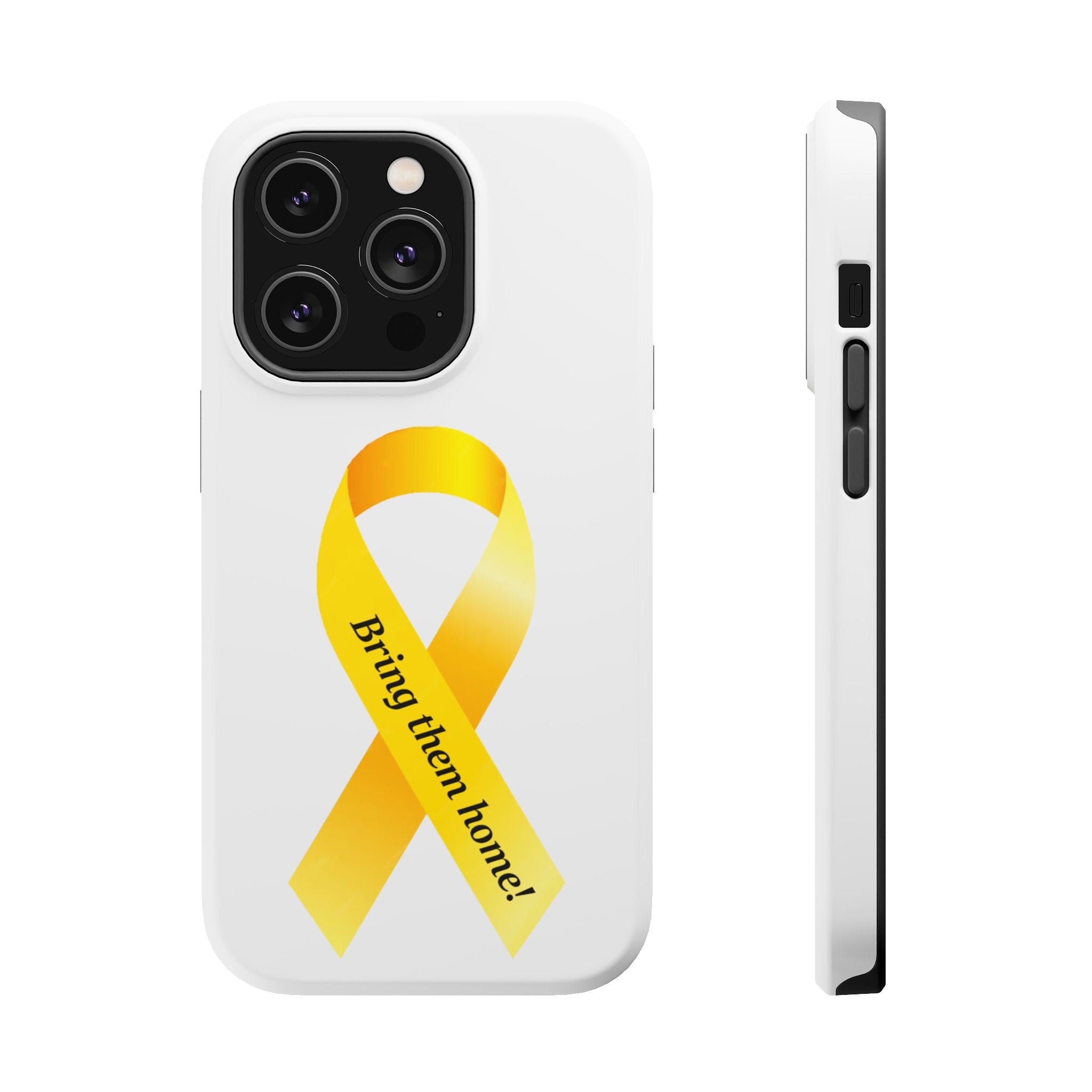 Yellow Ribbon bring them home Magnetic phone Cases