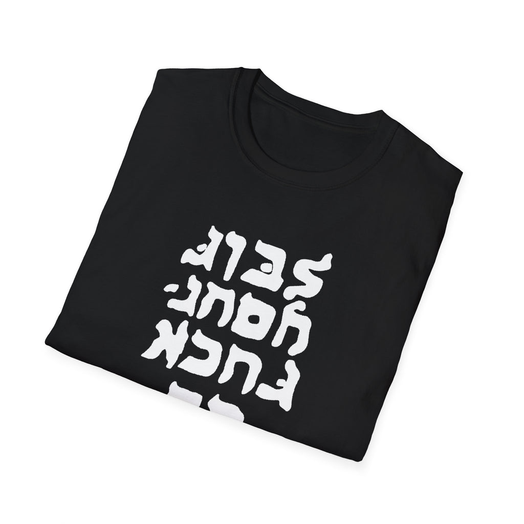 Go F.. yourself fake Hebrew Unisex Heavy Cotton Tee