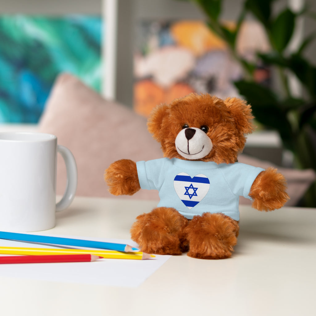 Israel flag Stuffed Animals with Tee