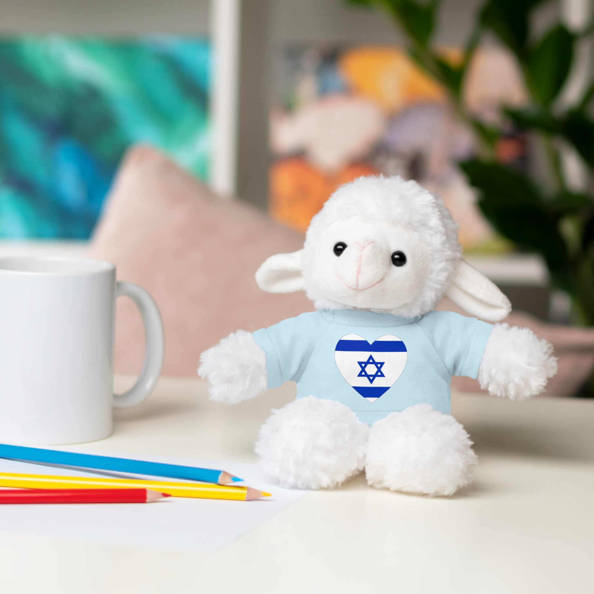 Israel flag Stuffed Animals with Tee