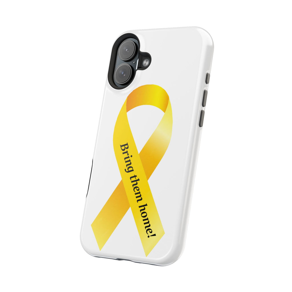 Yellow Ribbon bring them home Magnetic phone Cases