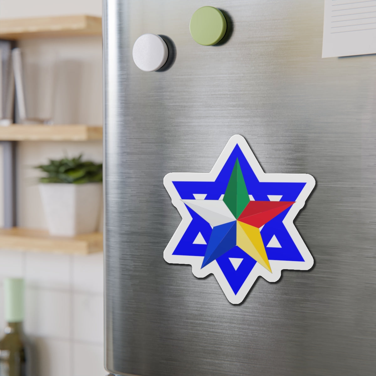 Israel Druze friendship fridge magnet / bumper sticker