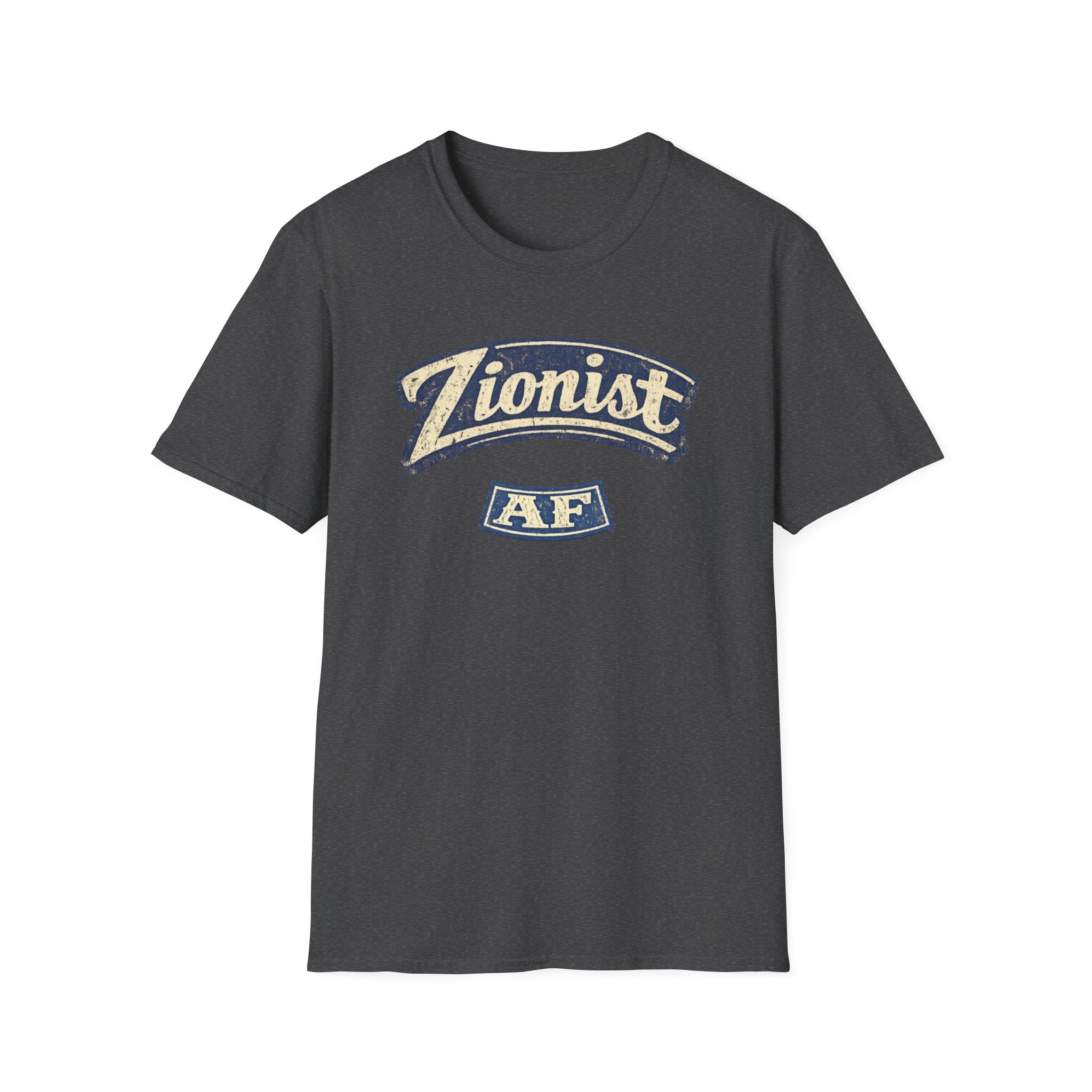 Zionist AF T-Shirt | Retro Script Zionism Tee