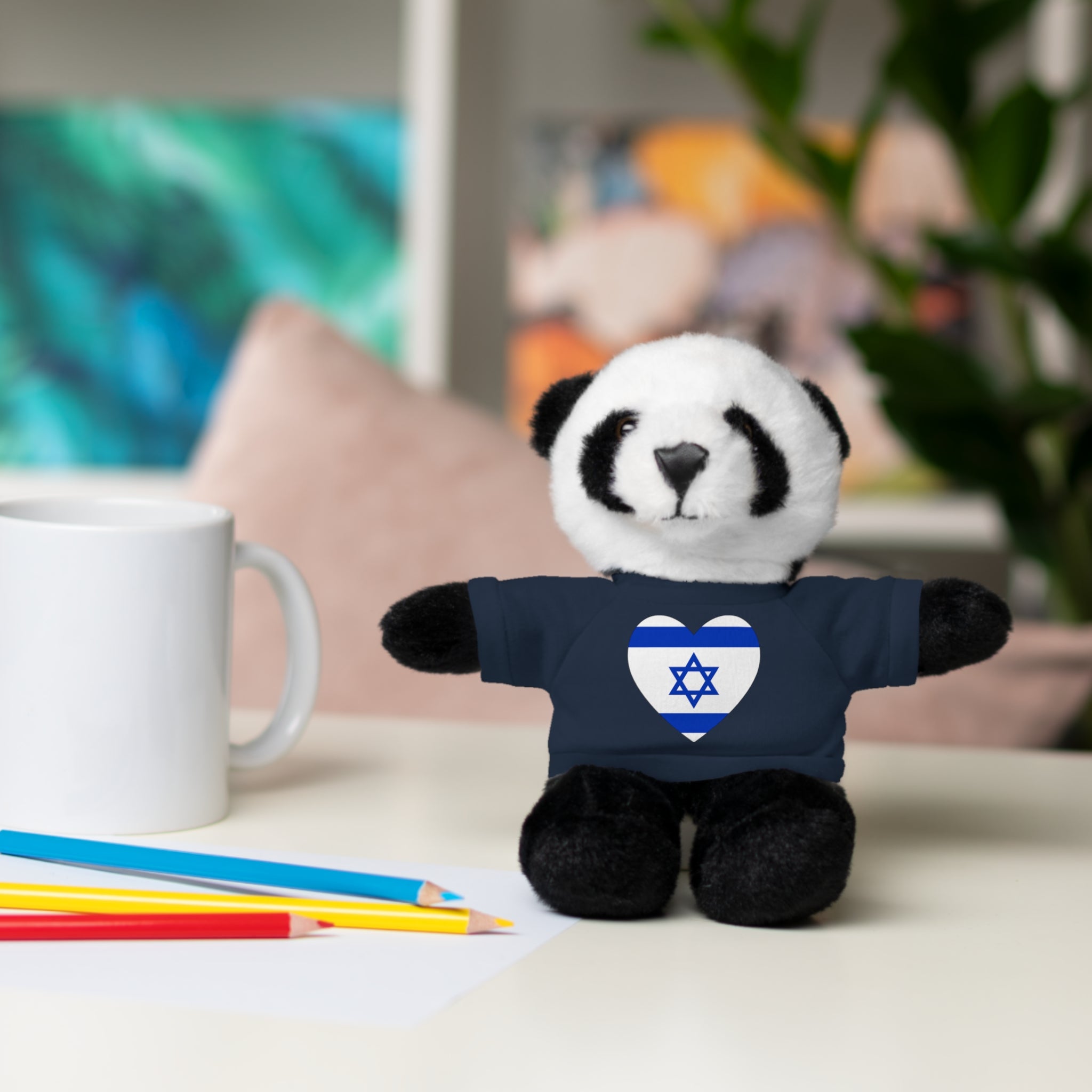 Israel flag Stuffed Animals with Tee