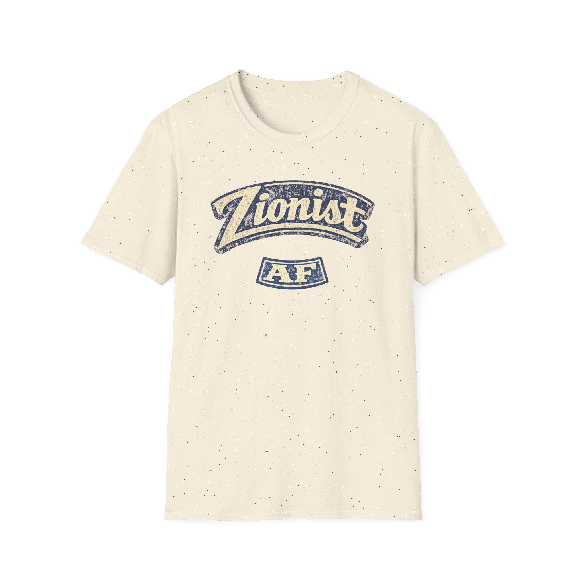 Zionist AF T-Shirt | Retro Script Zionism Tee