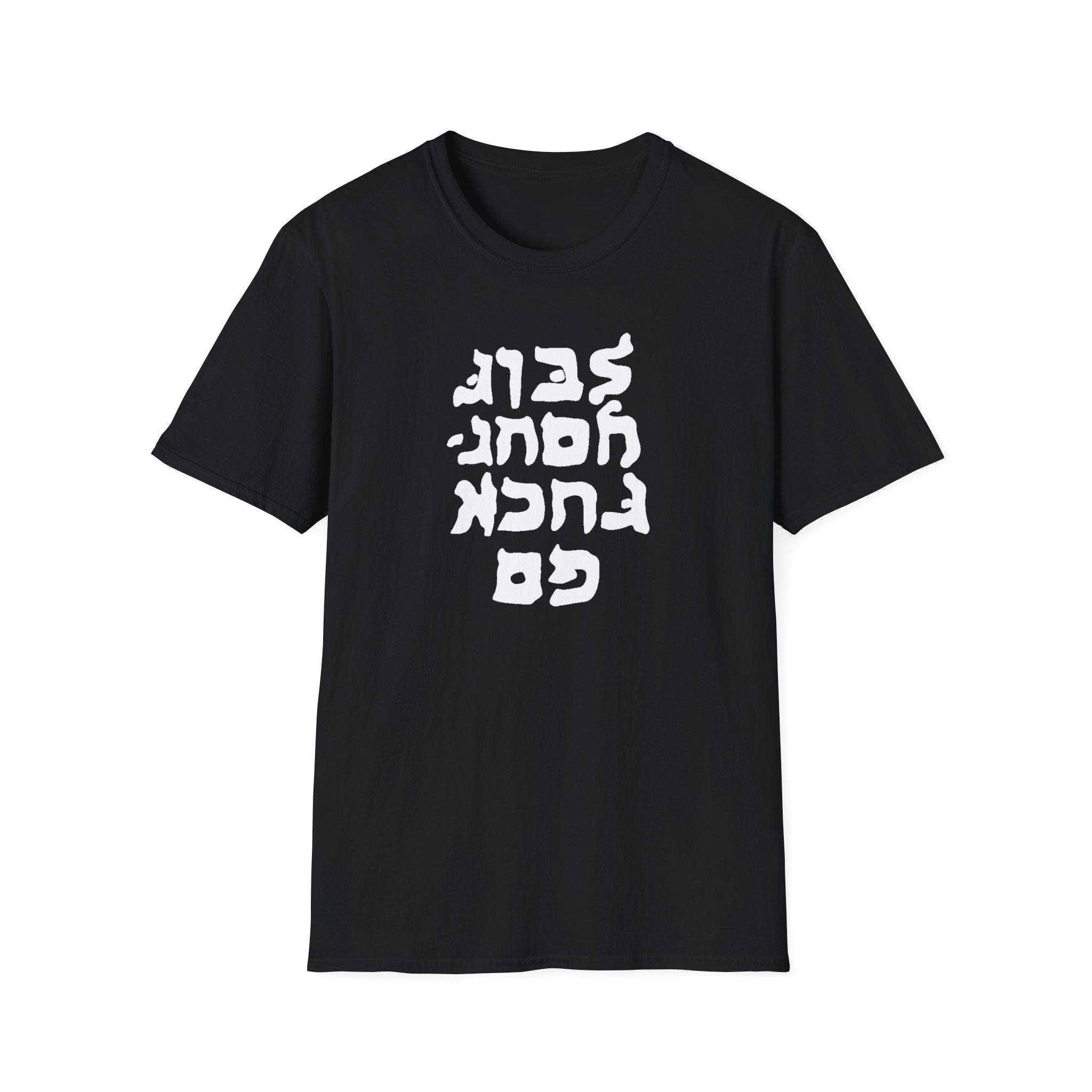 Go F.. yourself fake Hebrew Unisex Heavy Cotton Tee