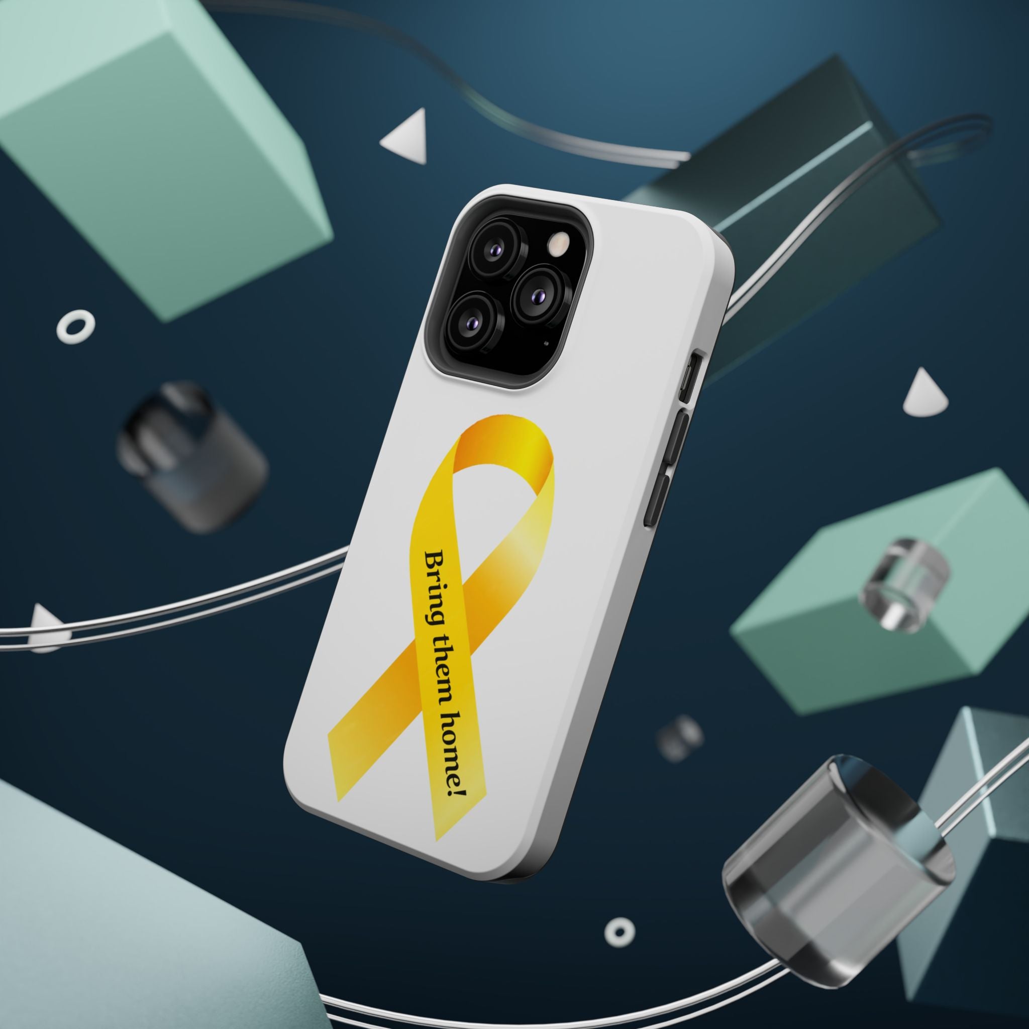 Yellow Ribbon bring them home Magnetic phone Cases