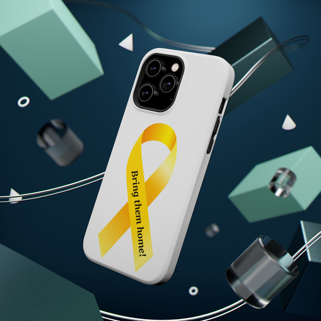 Yellow Ribbon bring them home Magnetic phone Cases