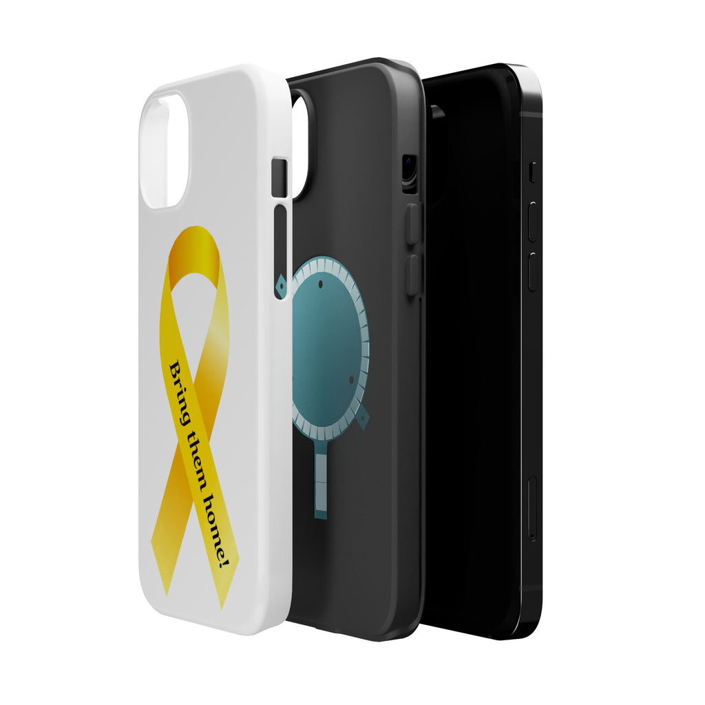 Yellow Ribbon bring them home Magnetic phone Cases