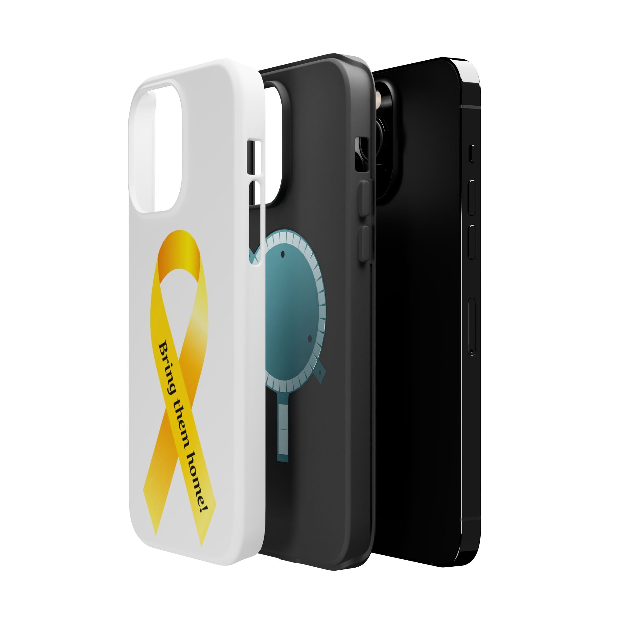 Yellow Ribbon bring them home Magnetic phone Cases