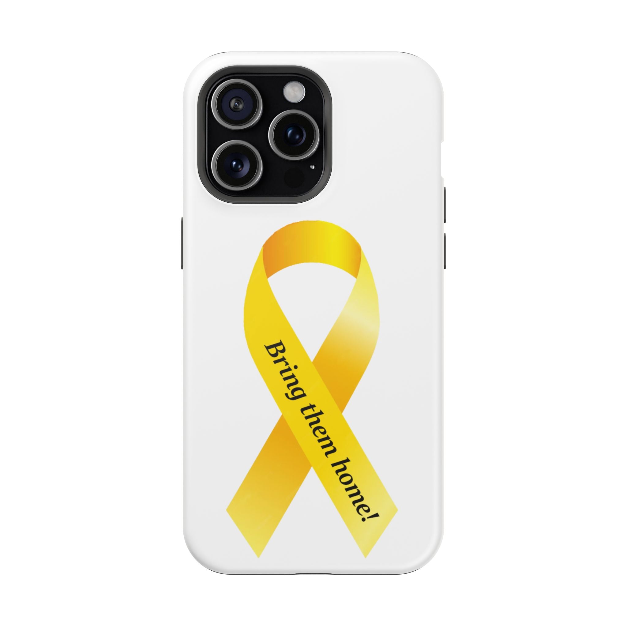 Yellow Ribbon bring them home Magnetic phone Cases