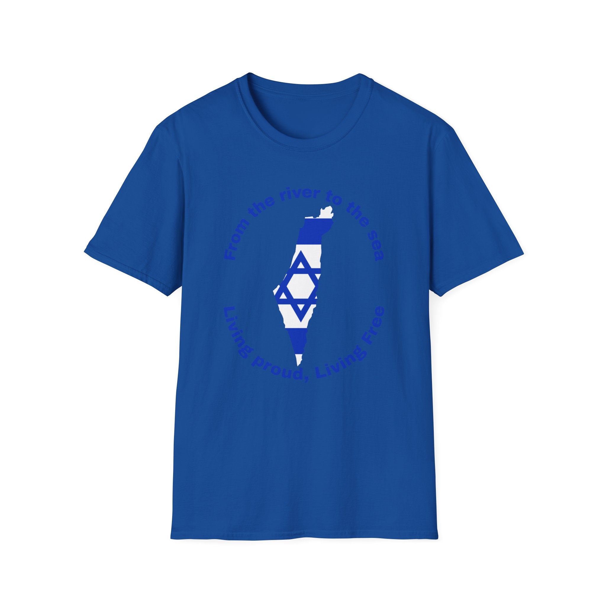 Living proud, living free - Israel unisex T-Shirt