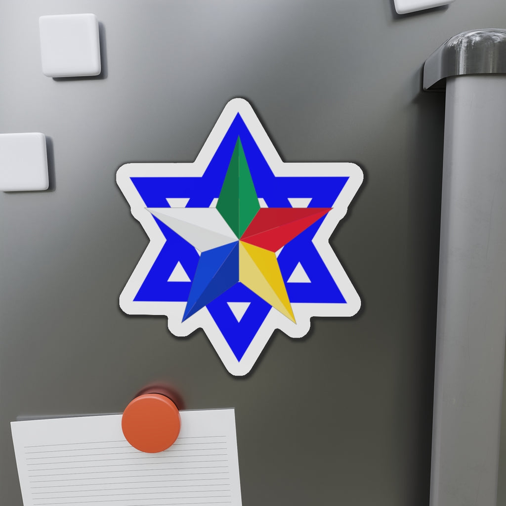 Israel Druze friendship fridge magnet / bumper sticker