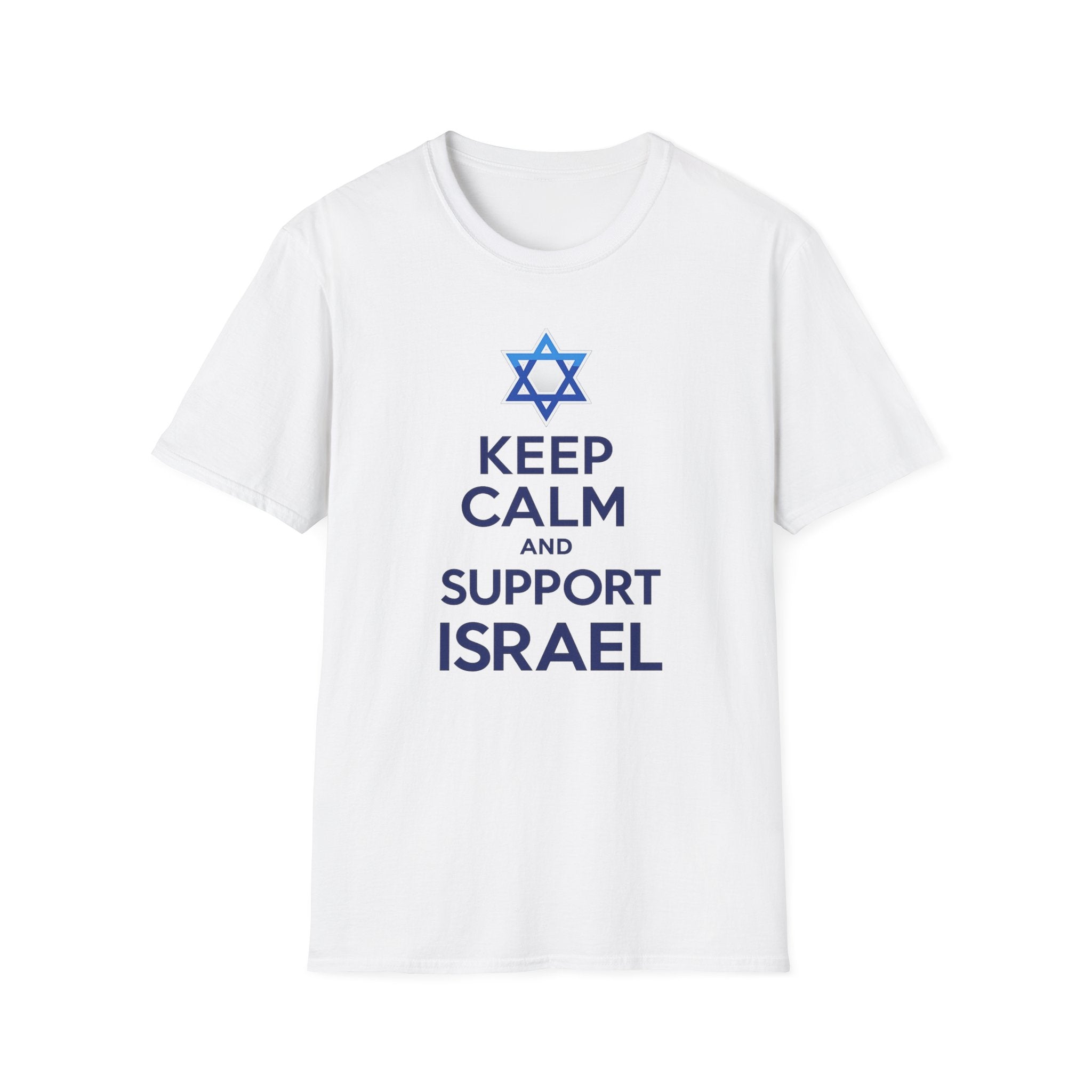 Keep Calm and Support Israel unisex T-Shirt | Star of David, Pro-Israel Tee