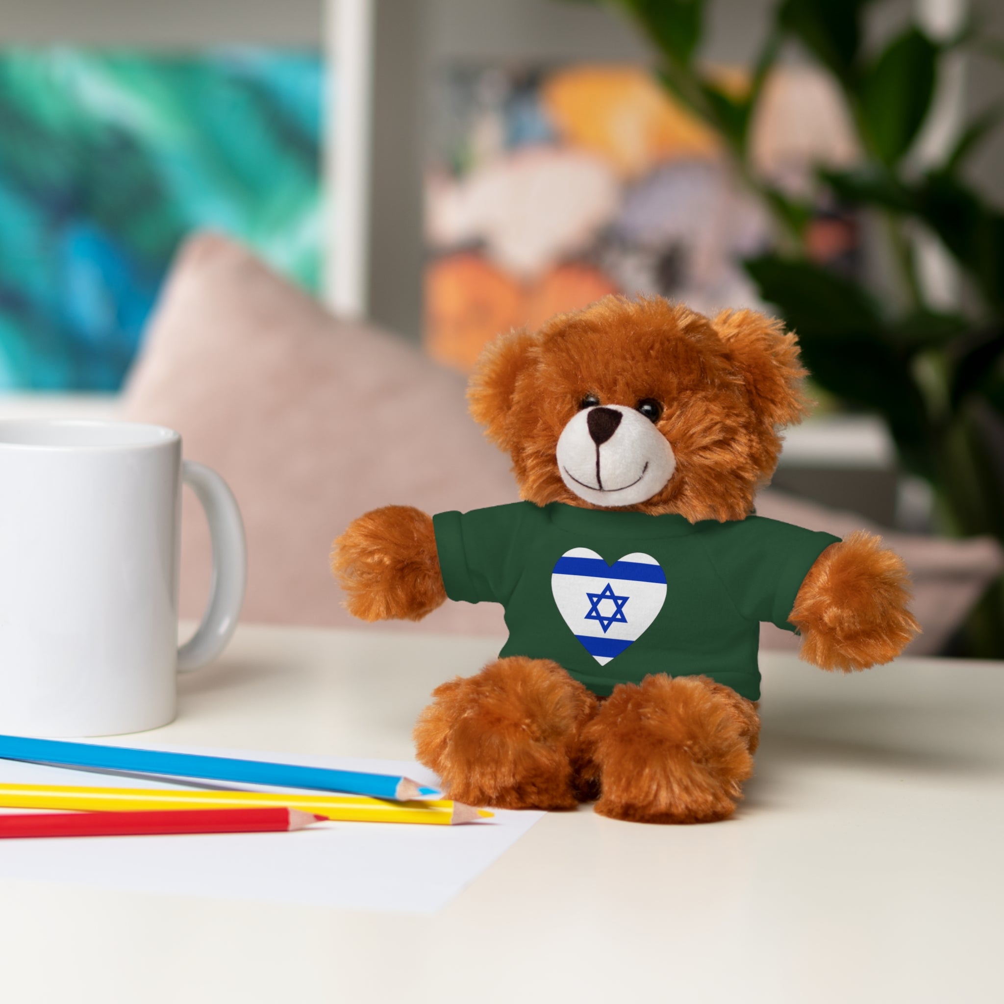 Israel flag Stuffed Animals with Tee