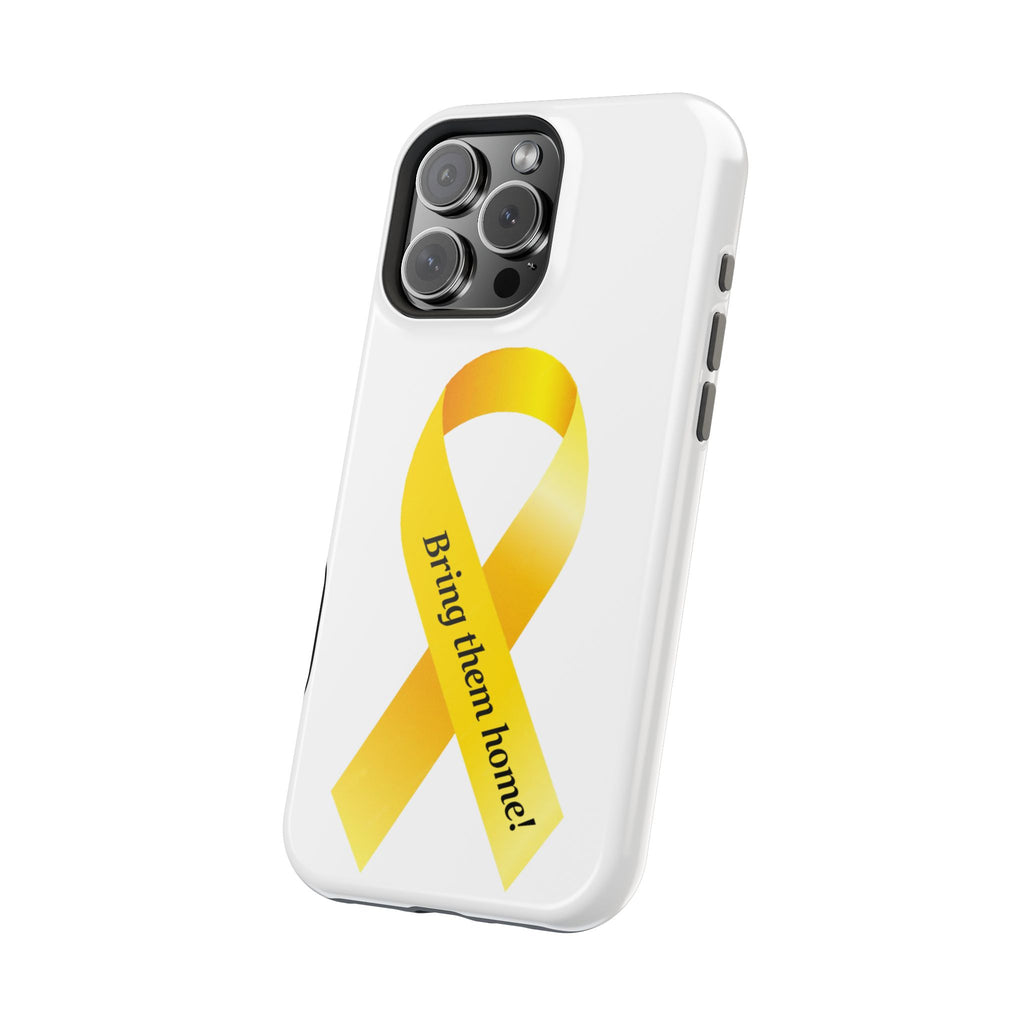 Yellow Ribbon bring them home Magnetic phone Cases