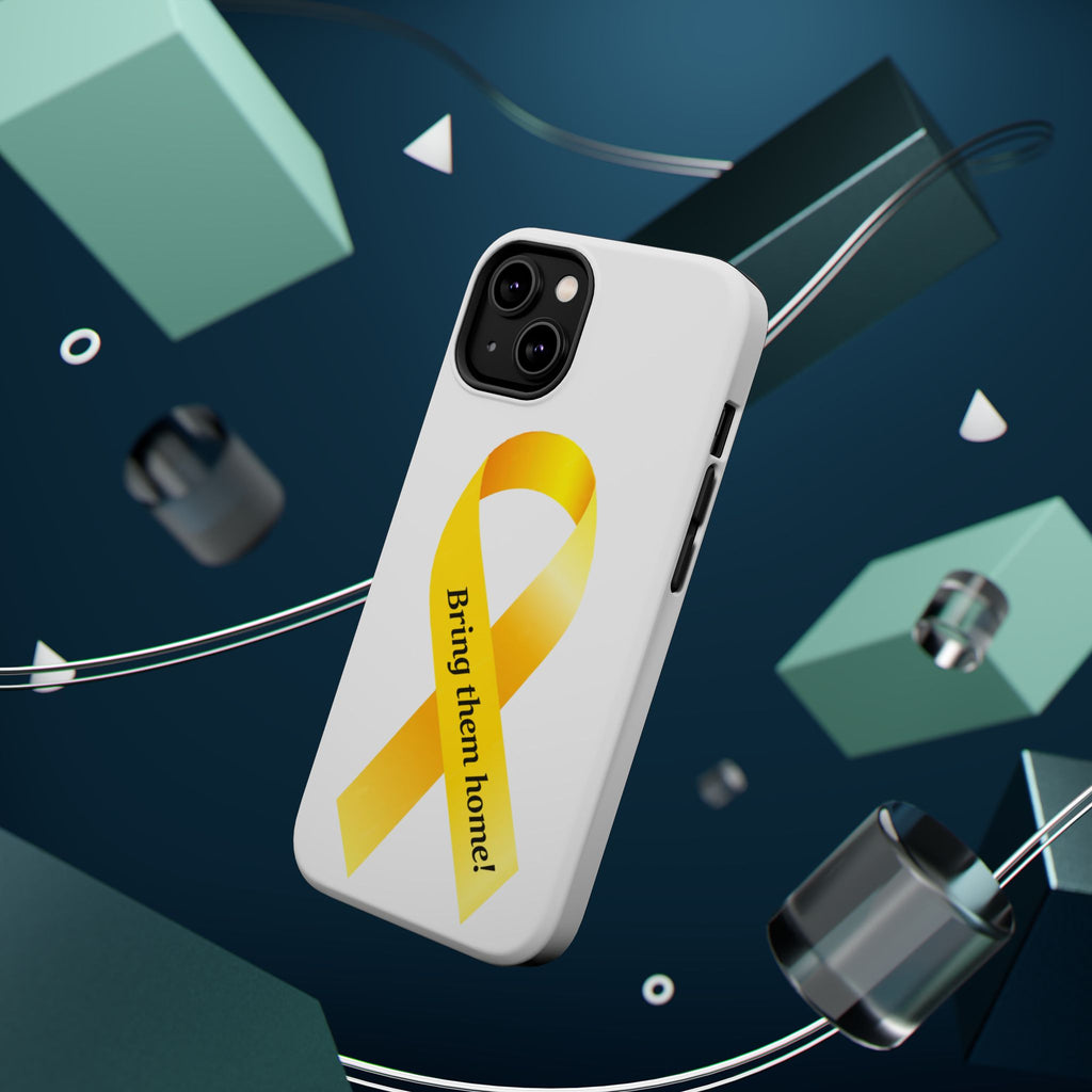 Yellow Ribbon bring them home Magnetic phone Cases
