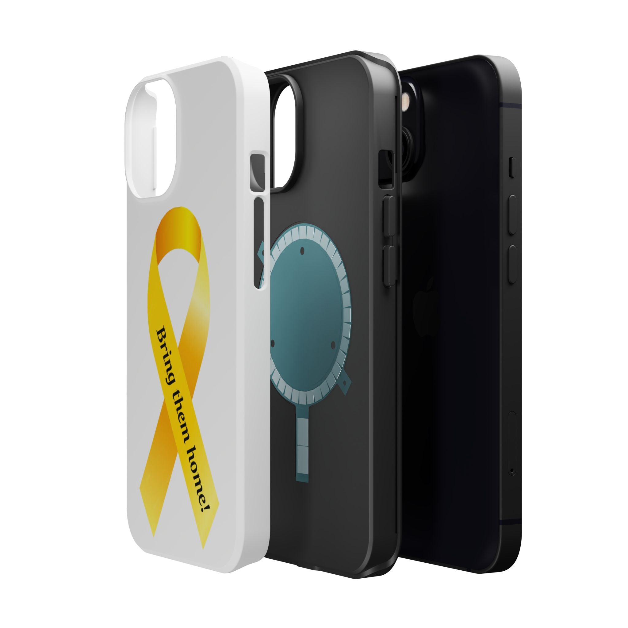 Yellow Ribbon bring them home Magnetic phone Cases