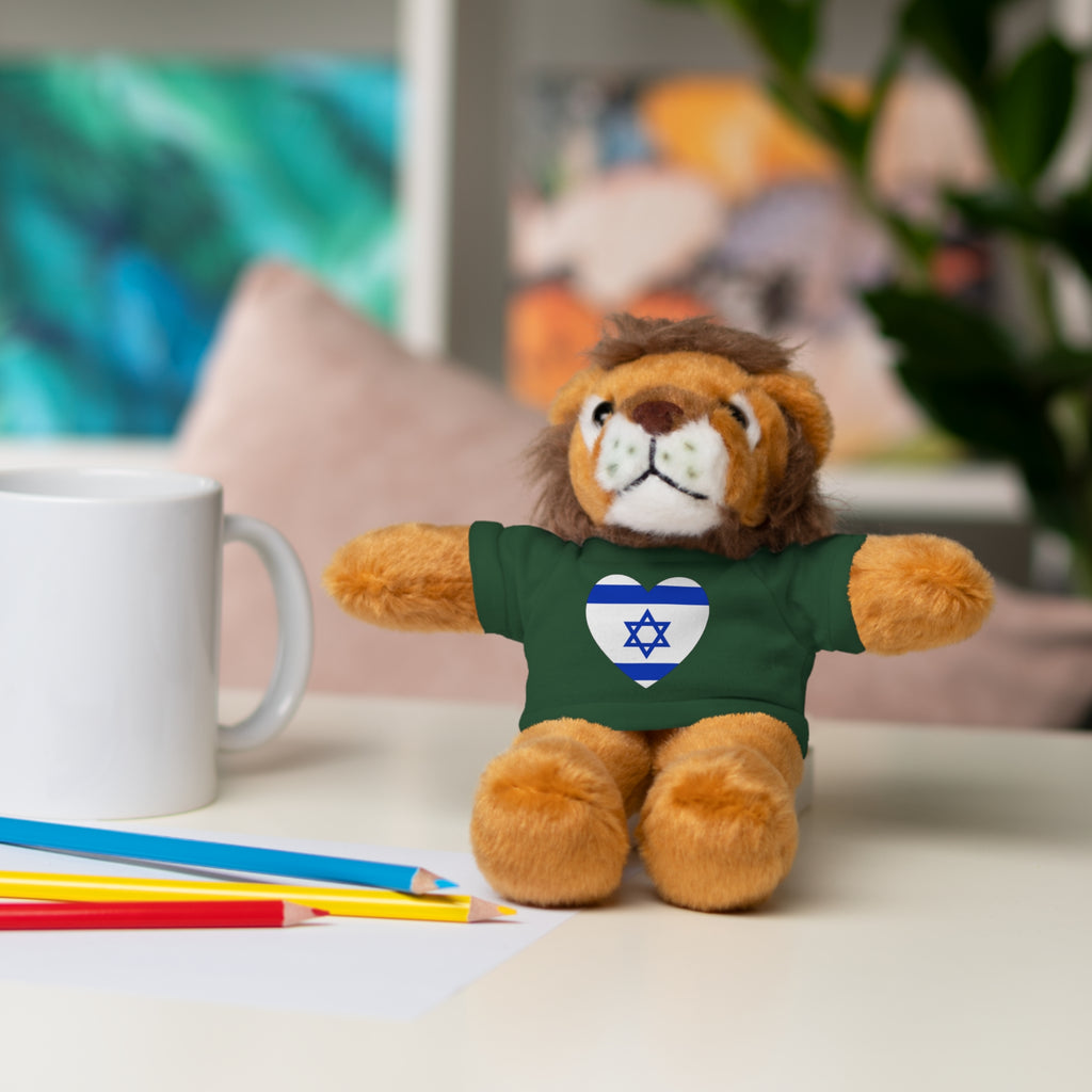 Israel flag Stuffed Animals with Tee