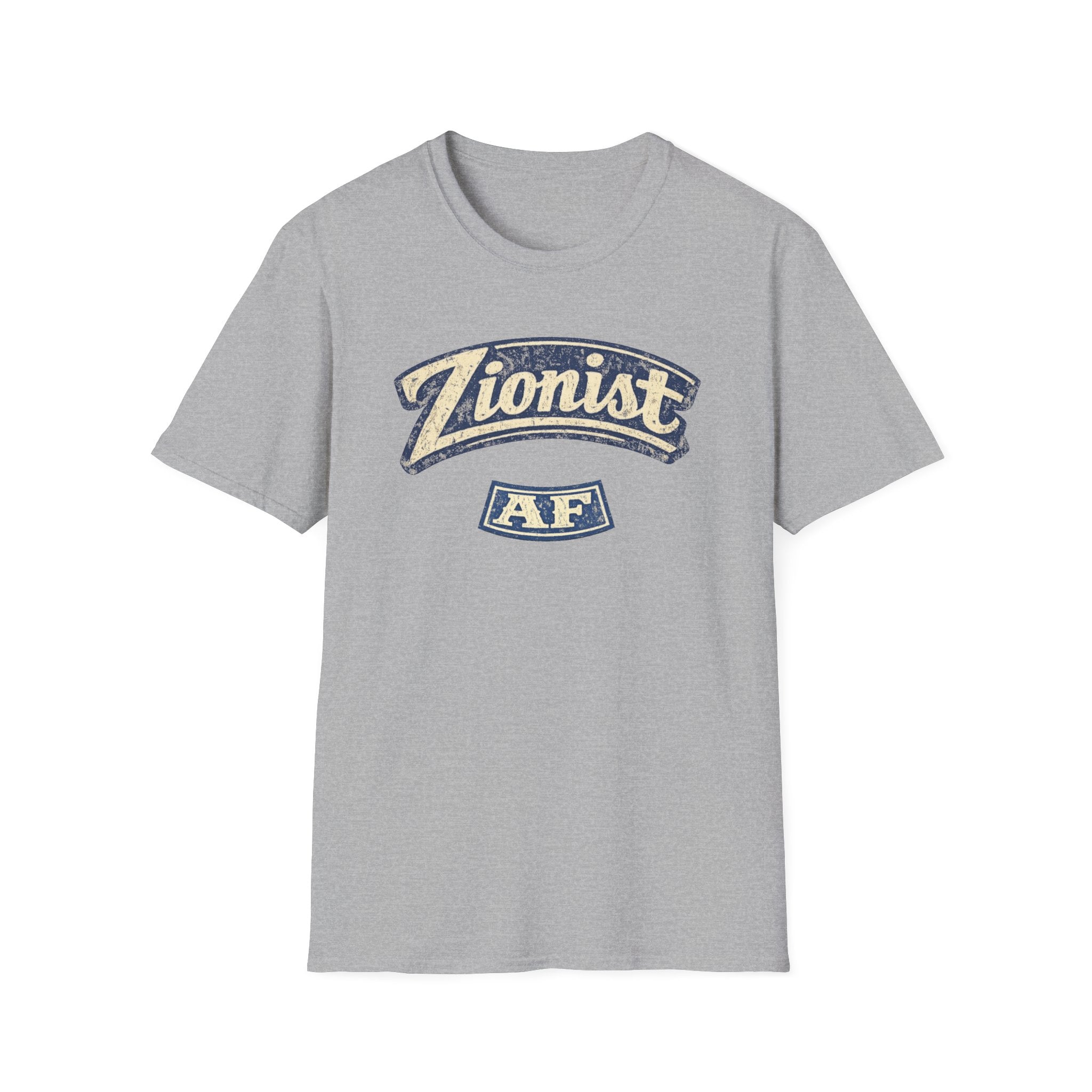 Zionist AF T-Shirt | Retro Script Zionism Tee