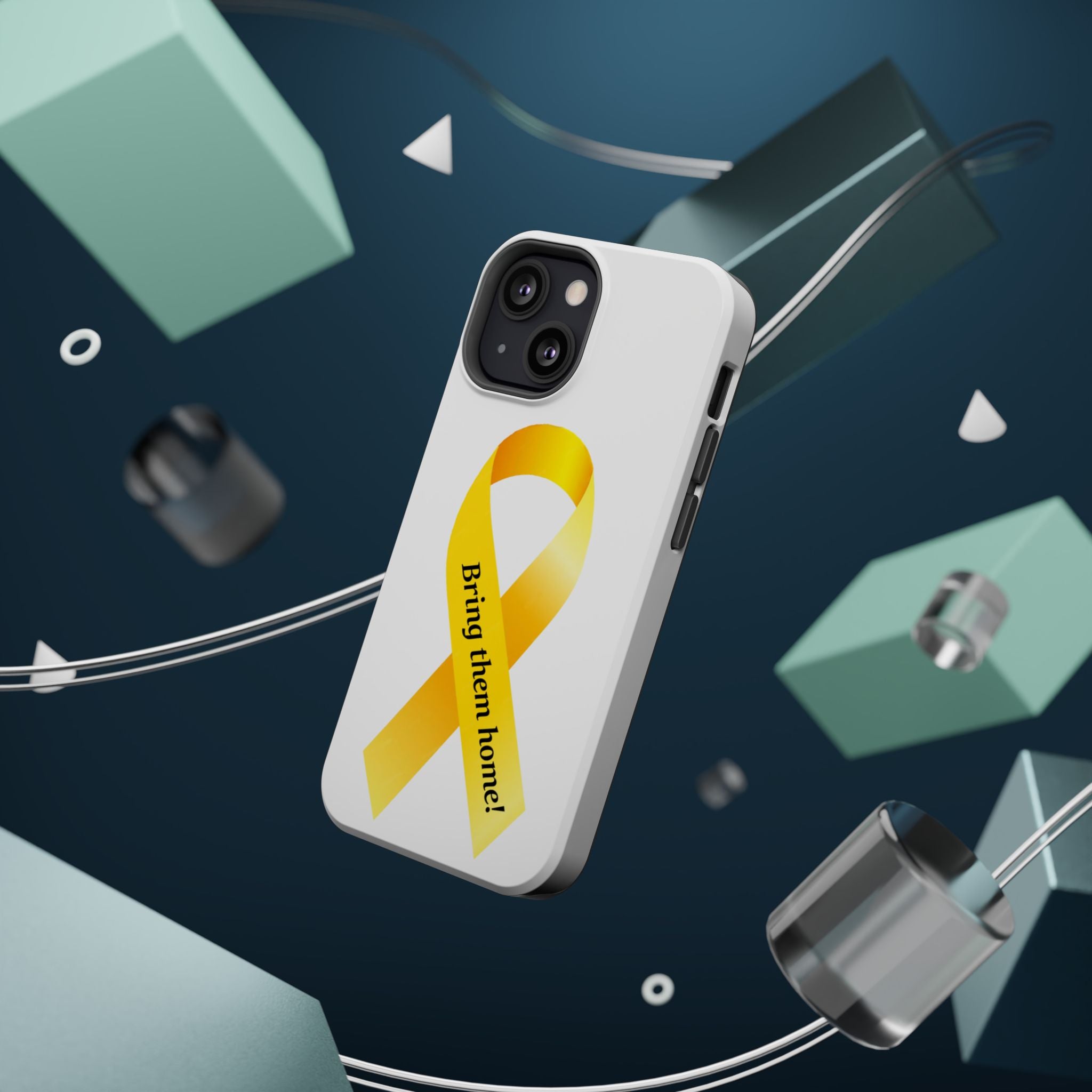 Yellow Ribbon bring them home Magnetic phone Cases