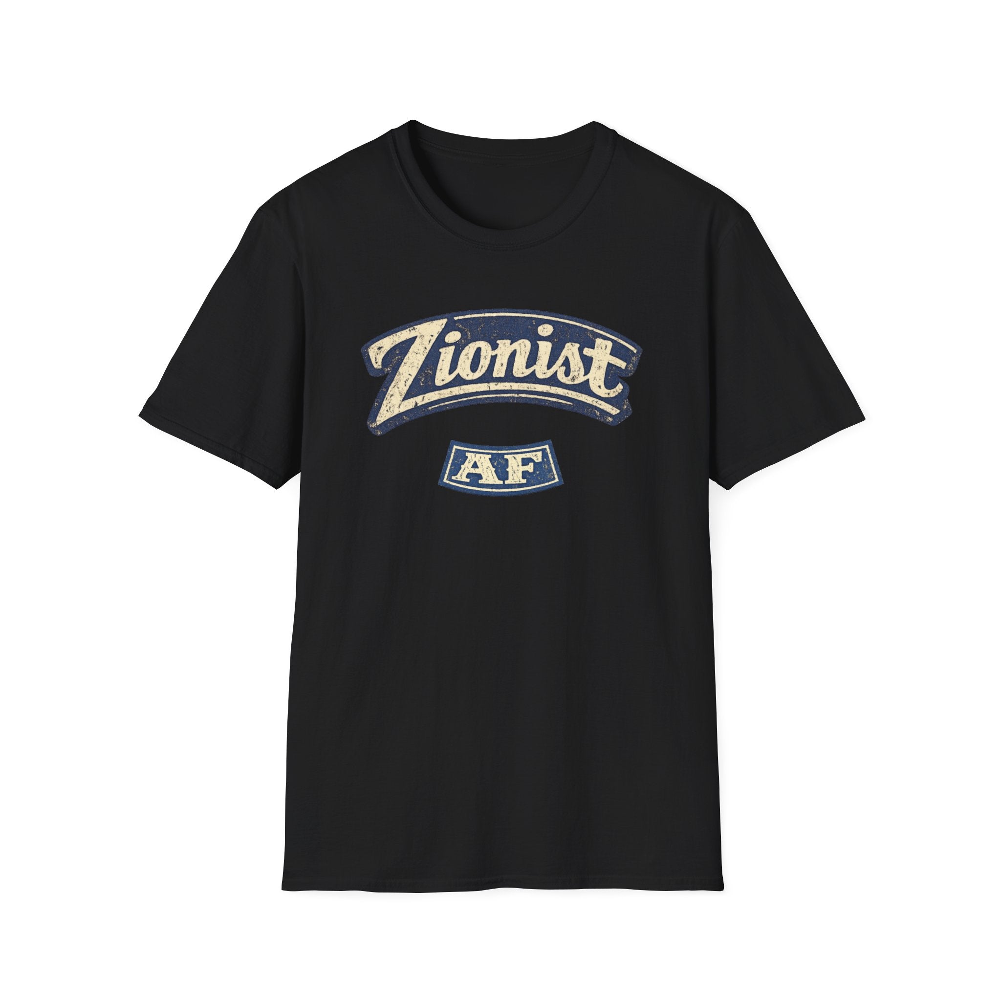 Zionist AF T-Shirt | Retro Script Zionism Tee
