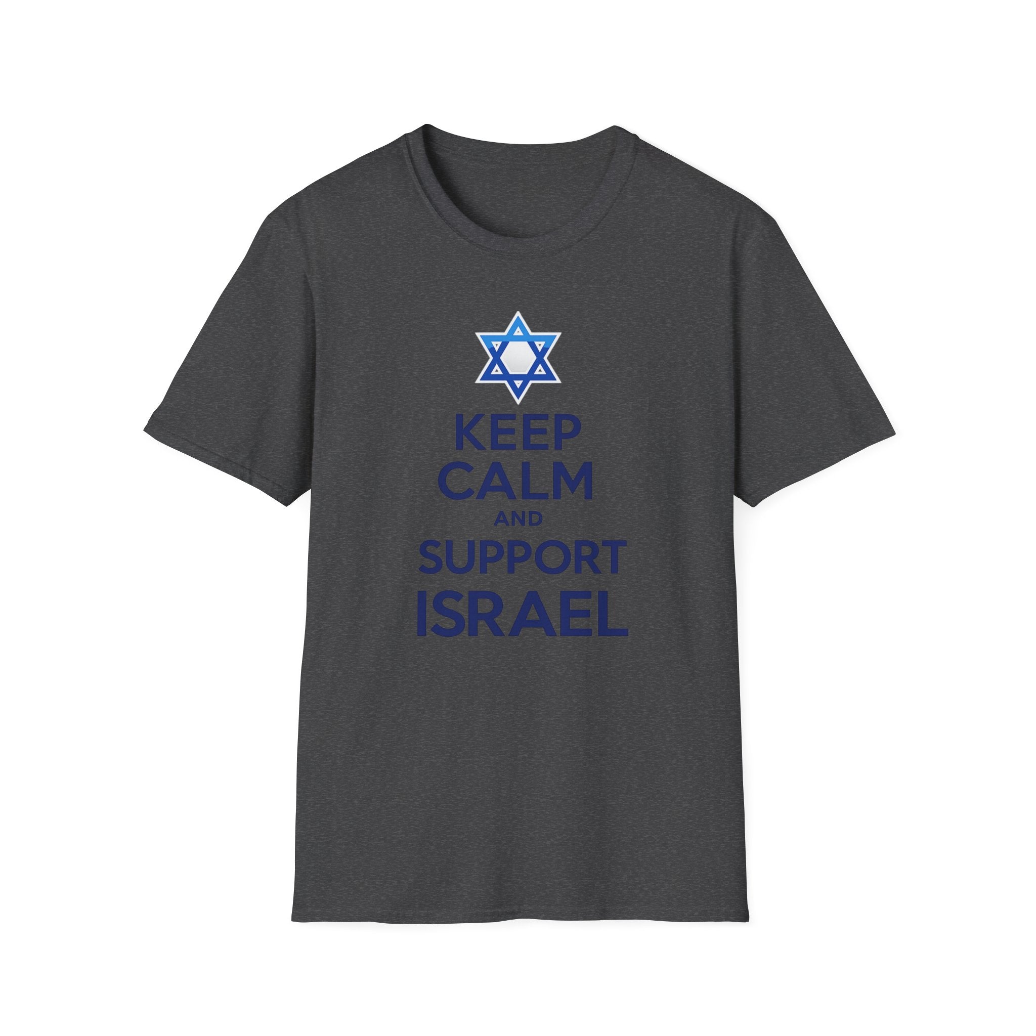 Keep Calm and Support Israel unisex T-Shirt | Star of David, Pro-Israel Tee