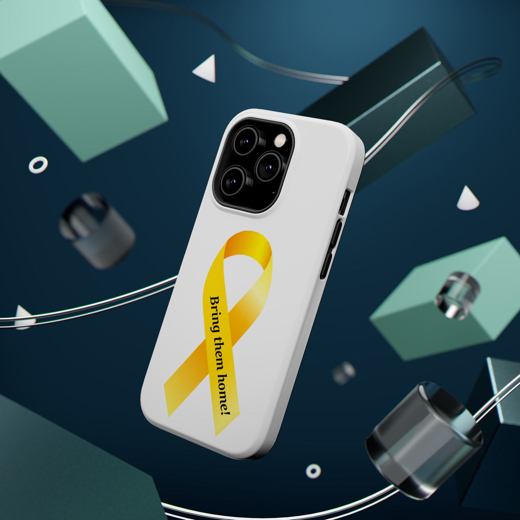Yellow Ribbon bring them home Magnetic phone Cases