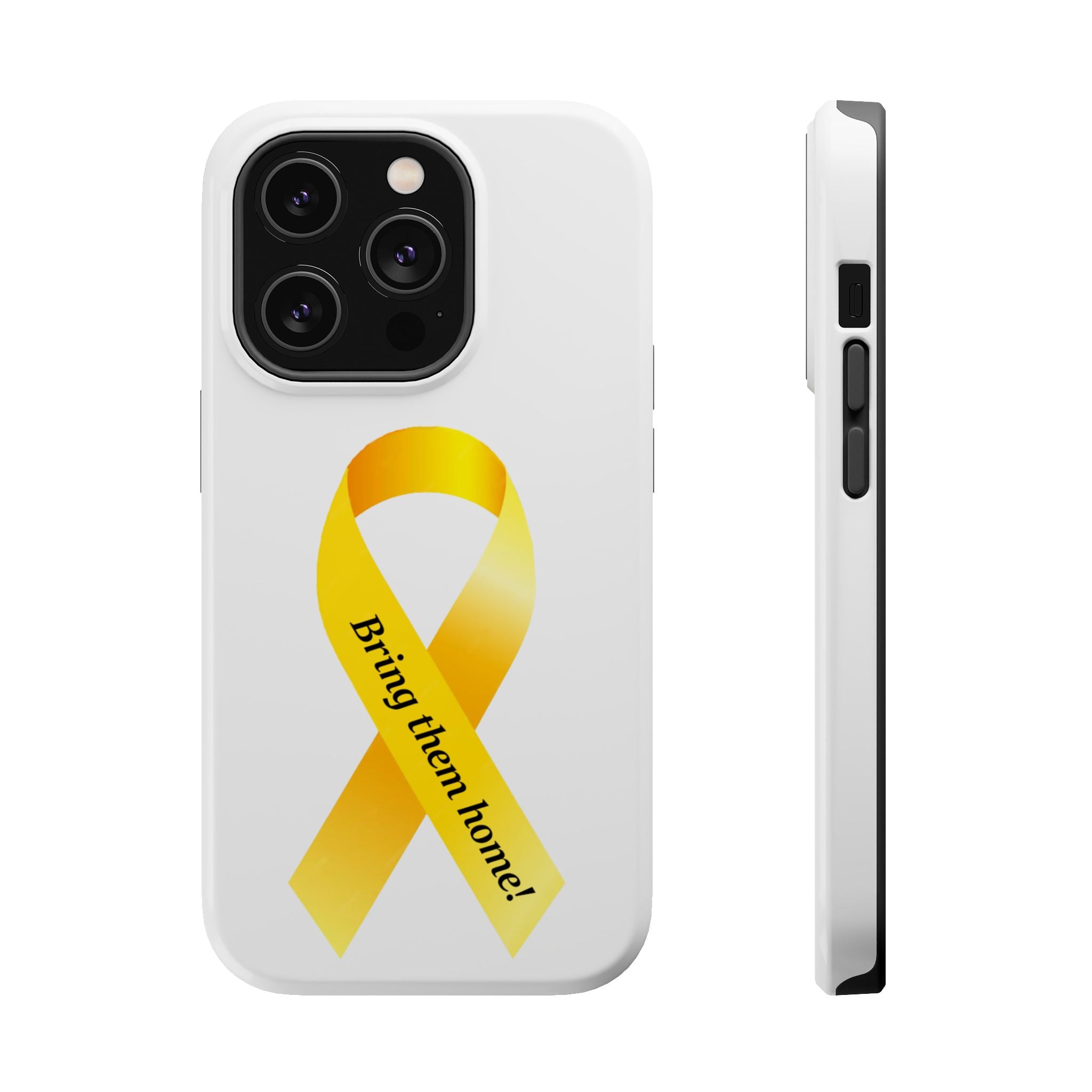 Yellow Ribbon bring them home Magnetic phone Cases