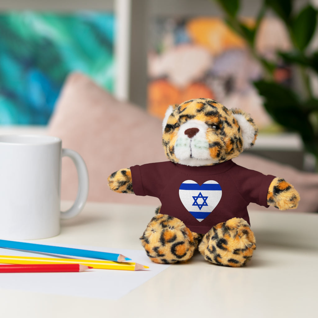 Israel flag Stuffed Animals with Tee