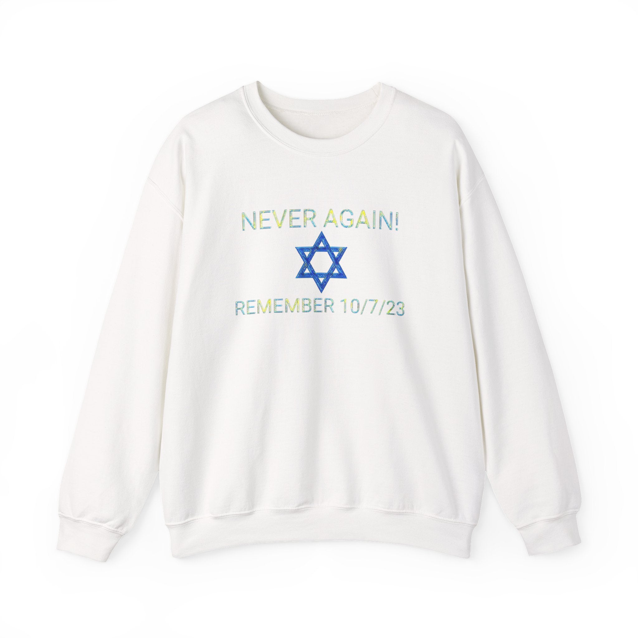 Never forget 10/7/23 Unisex Crewneck Sweatshirt