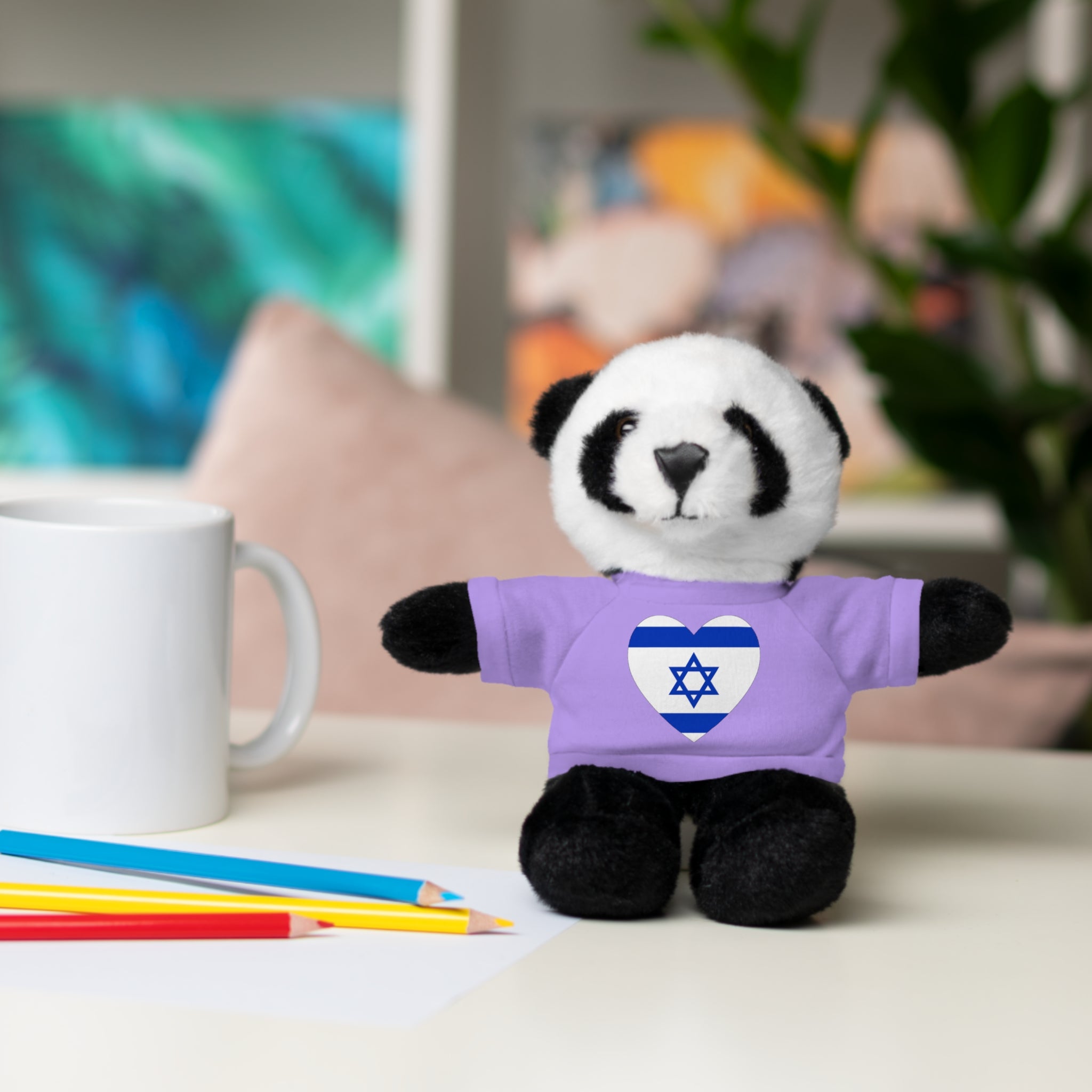 Israel flag Stuffed Animals with Tee