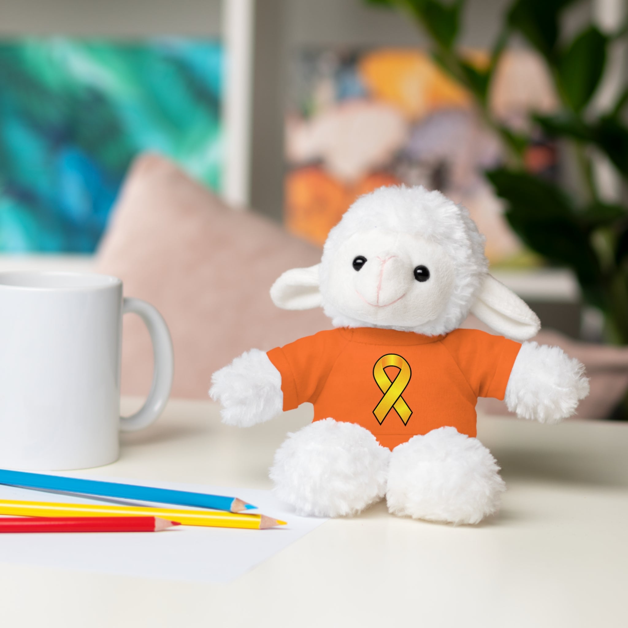Yellow Ribbon Stuffed Animals with Tee