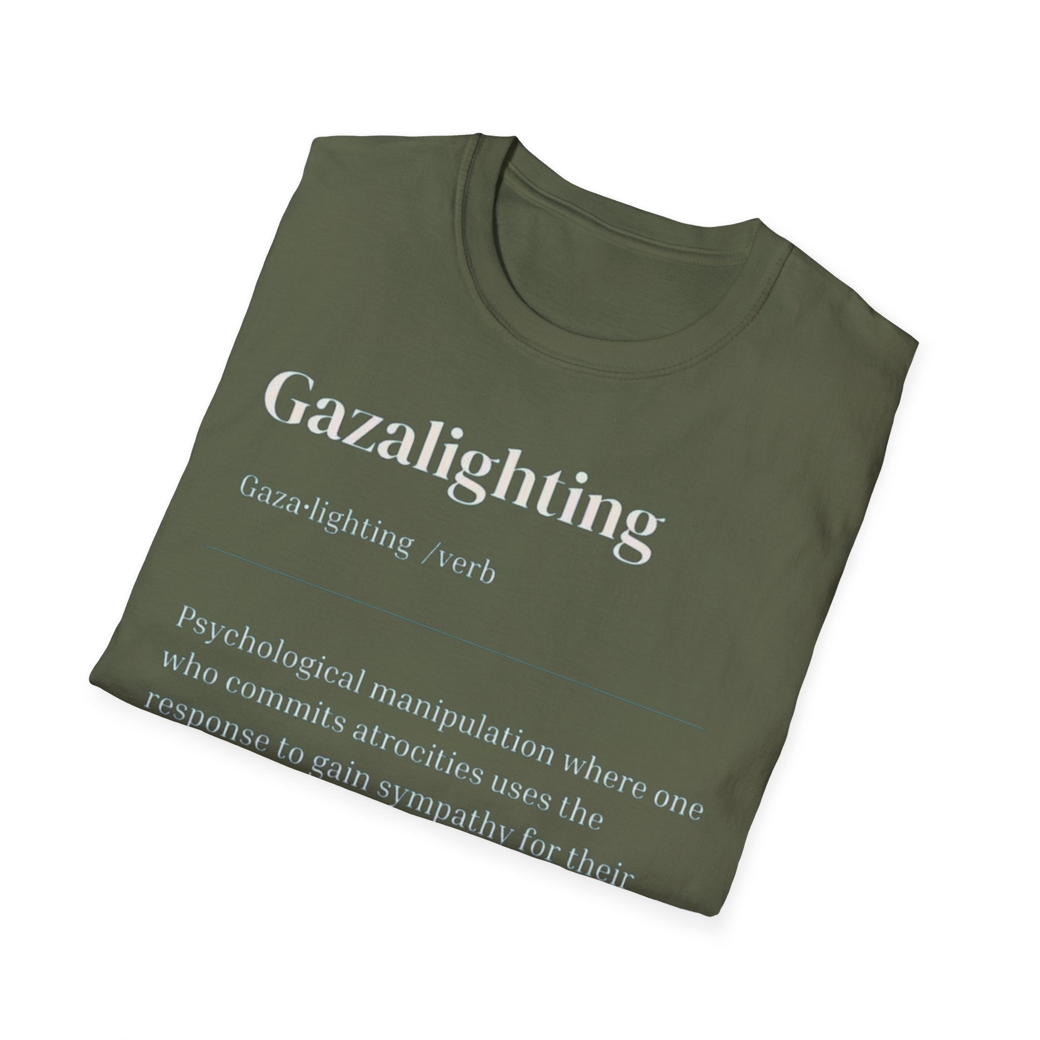 Gazalighting awareness unisex T-Shirt