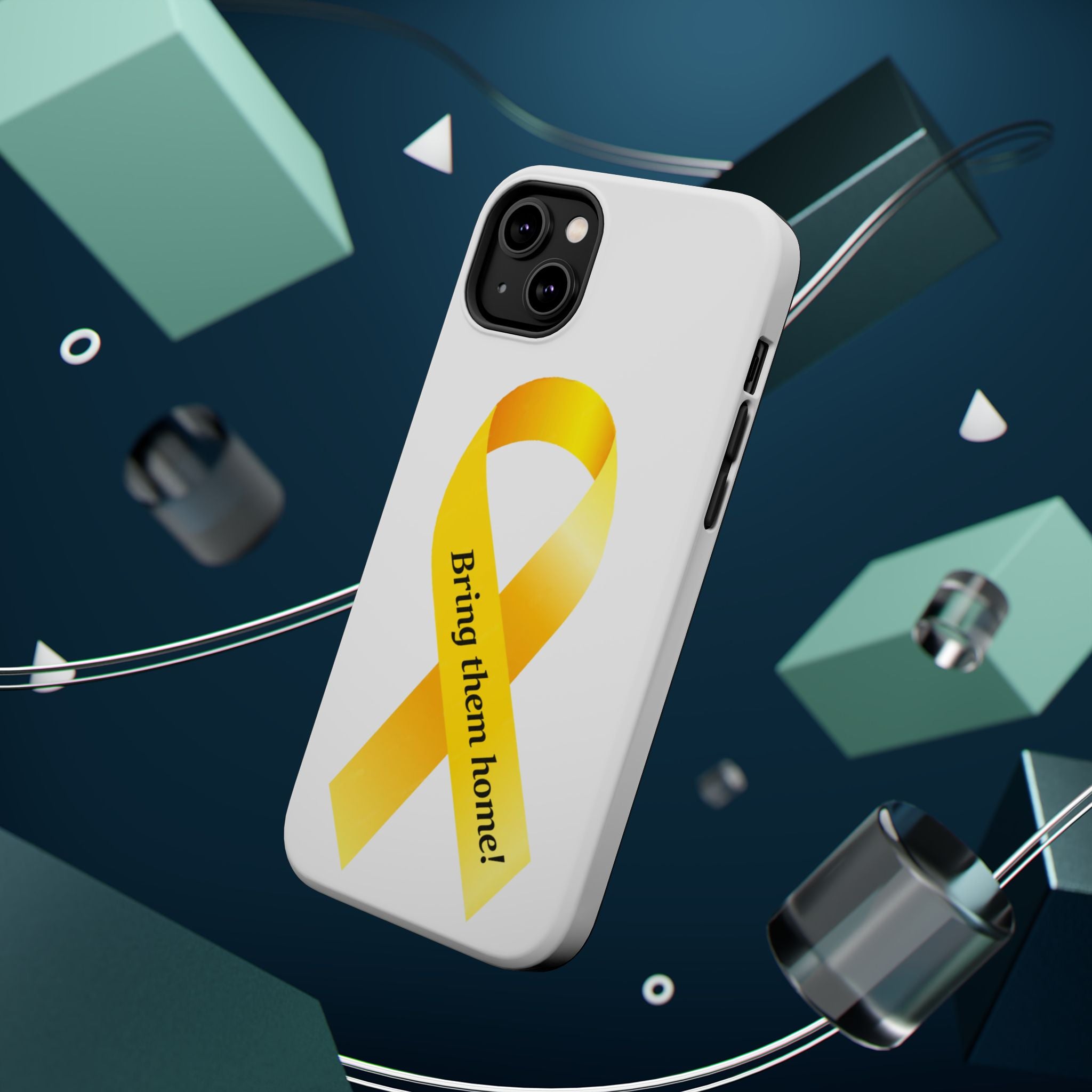 Yellow Ribbon bring them home Magnetic phone Cases
