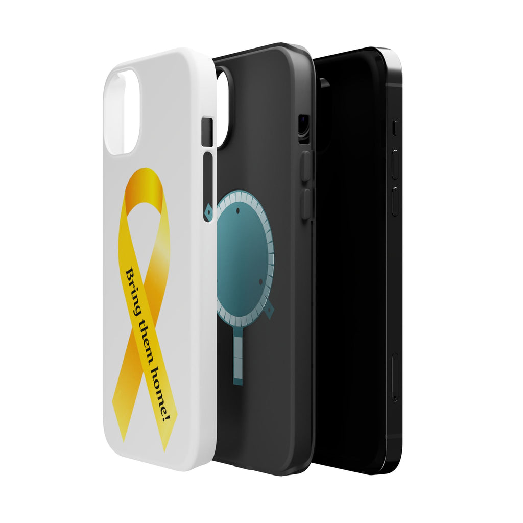 Yellow Ribbon bring them home Magnetic phone Cases