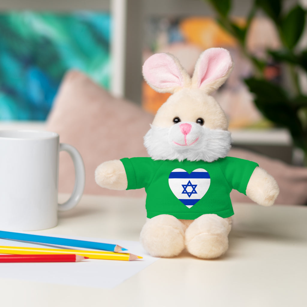 Israel flag Stuffed Animals with Tee