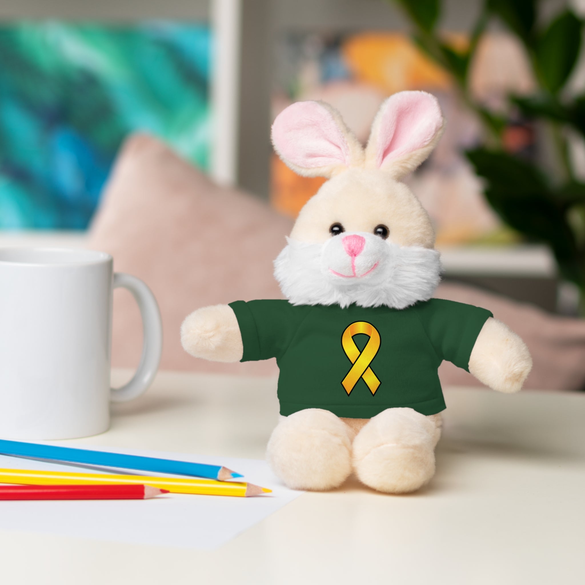 Yellow Ribbon Stuffed Animals with Tee