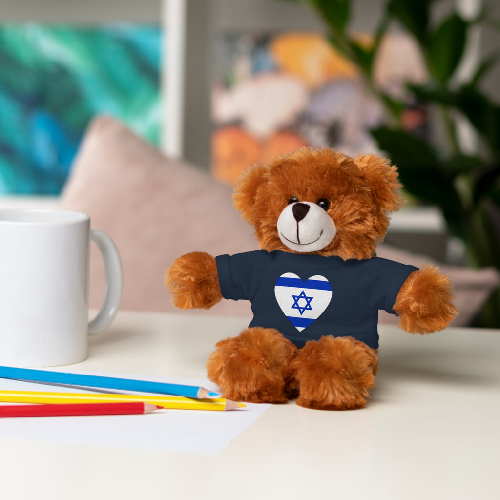 Israel flag Stuffed Animals with Tee