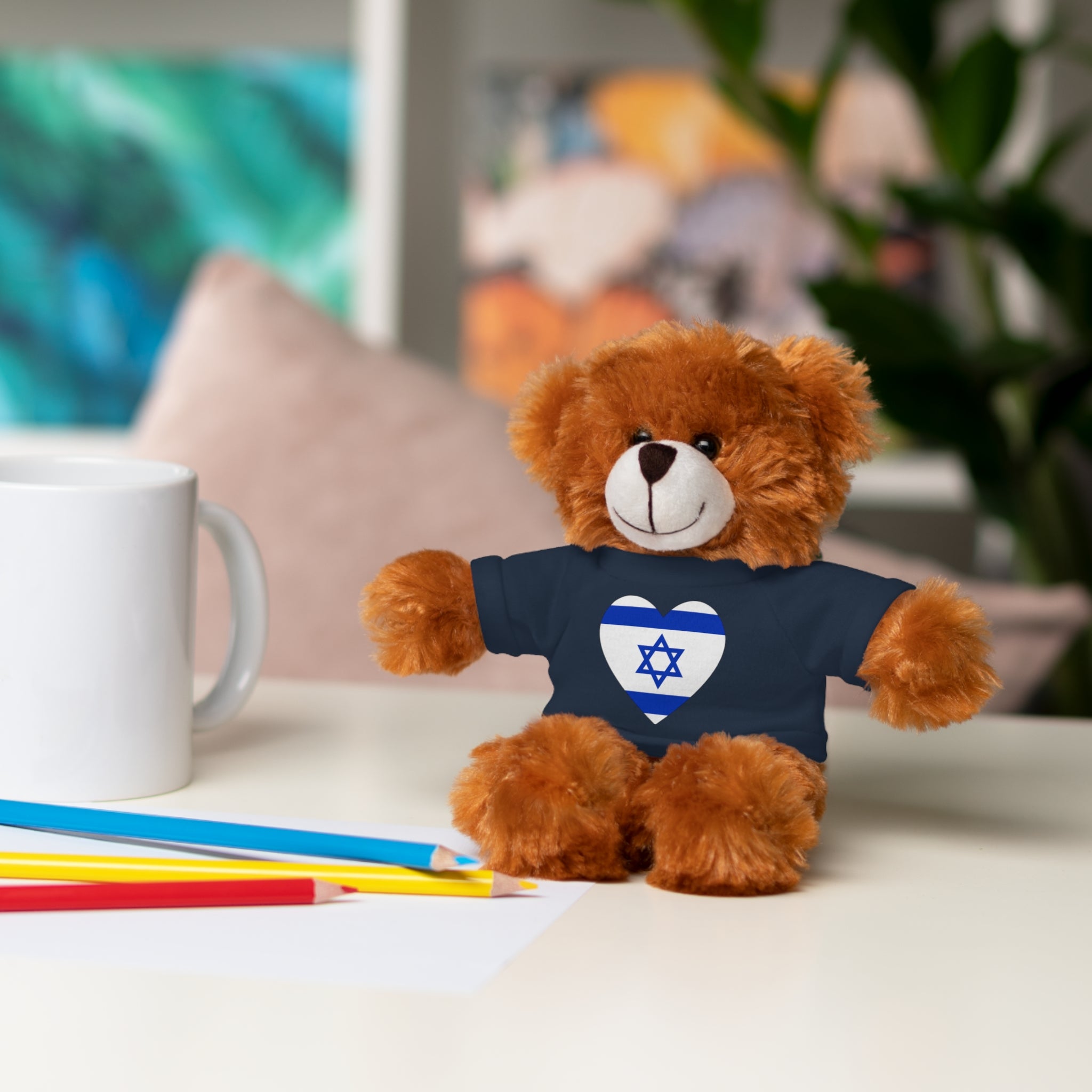 Israel flag Stuffed Animals with Tee