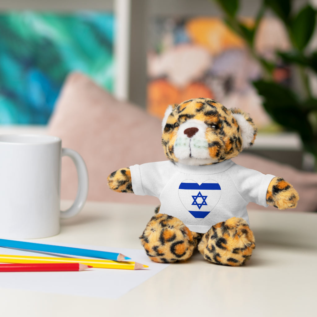 Israel flag Stuffed Animals with Tee