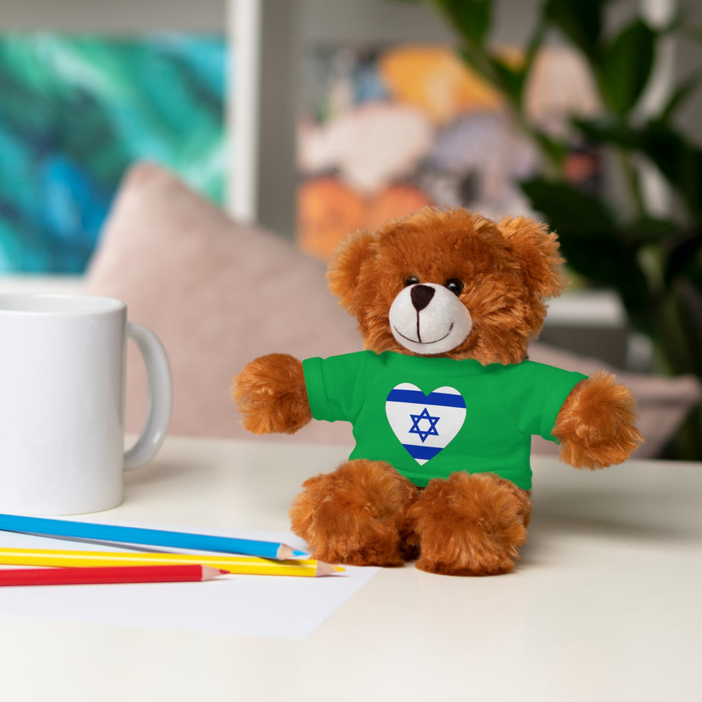Israel flag Stuffed Animals with Tee