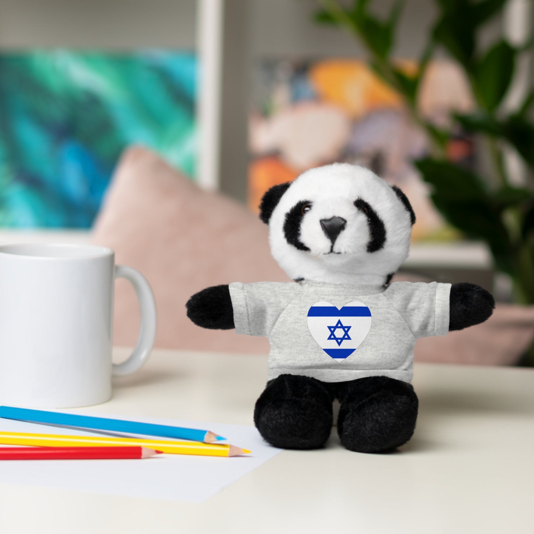 Israel flag Stuffed Animals with Tee