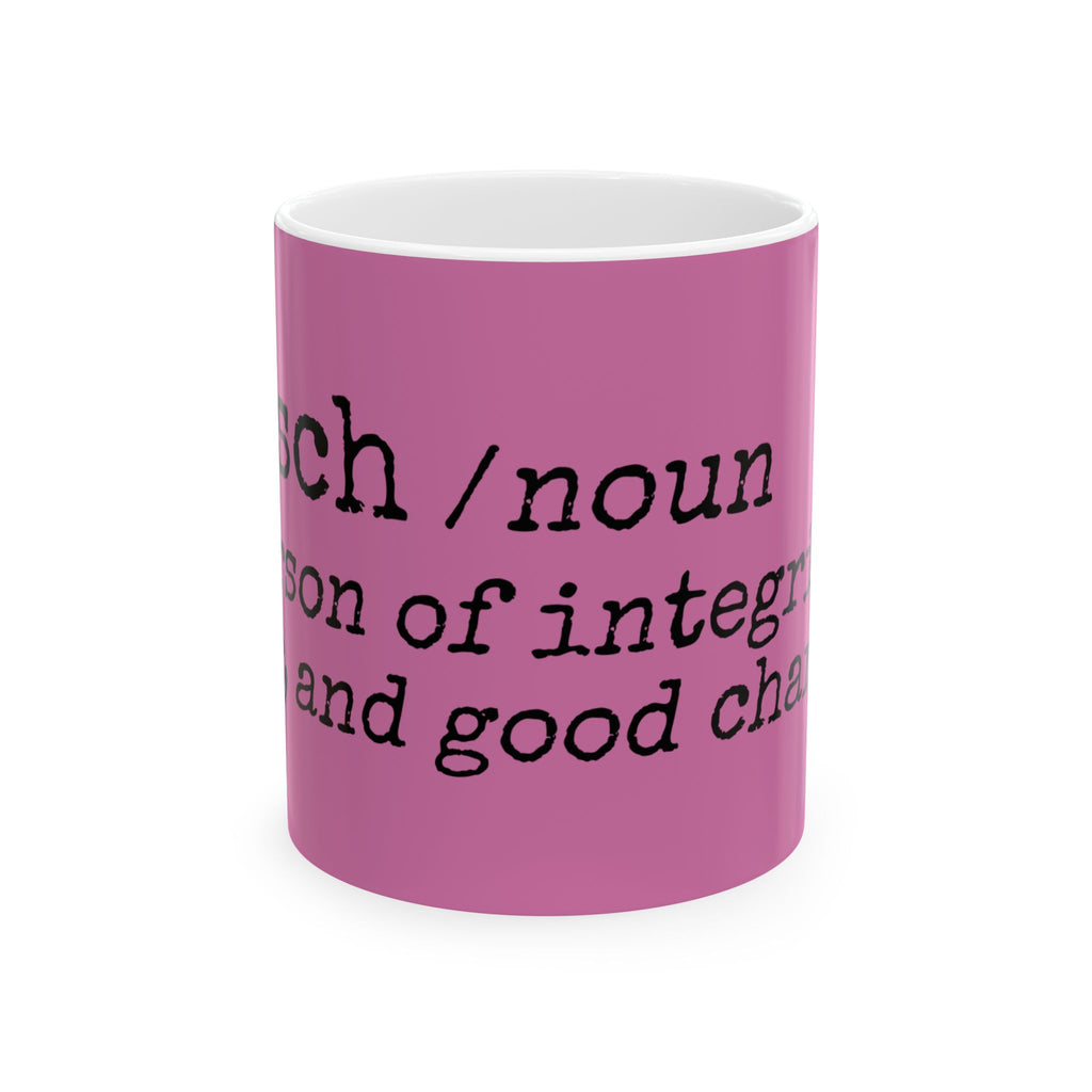 Mensch Pink Coffee Mug - a perfect gift