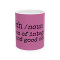 Mensch Pink Coffee Mug - a perfect gift
